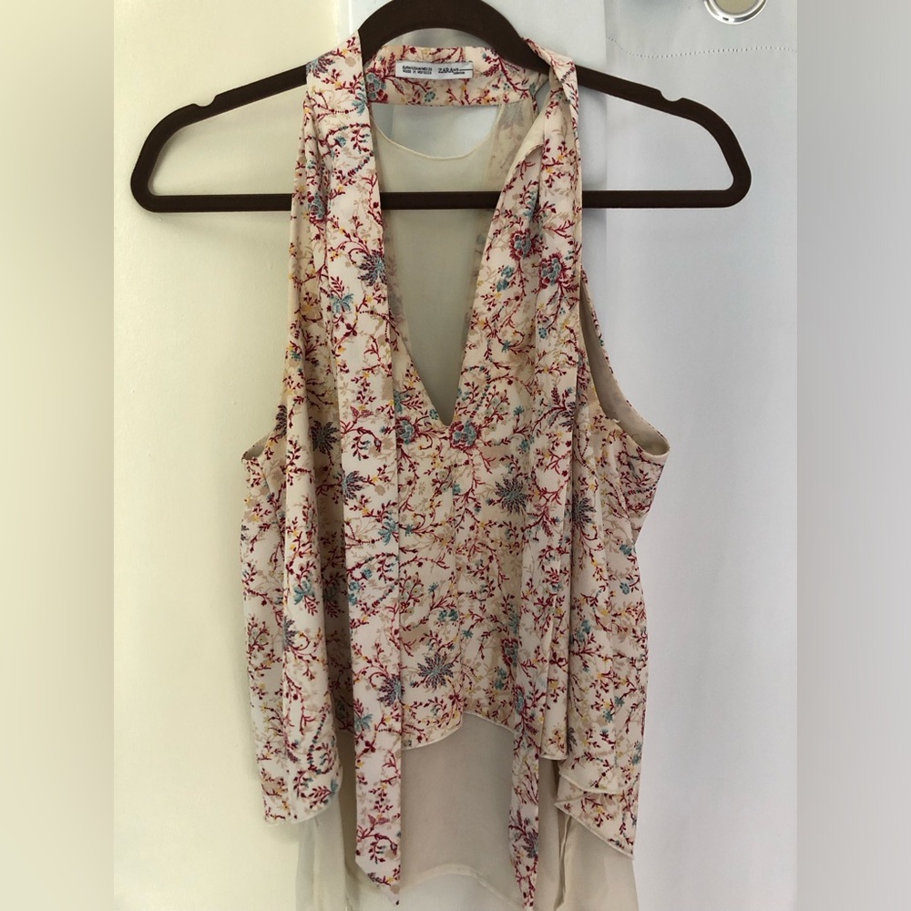 Racer-back Blouse, Zara